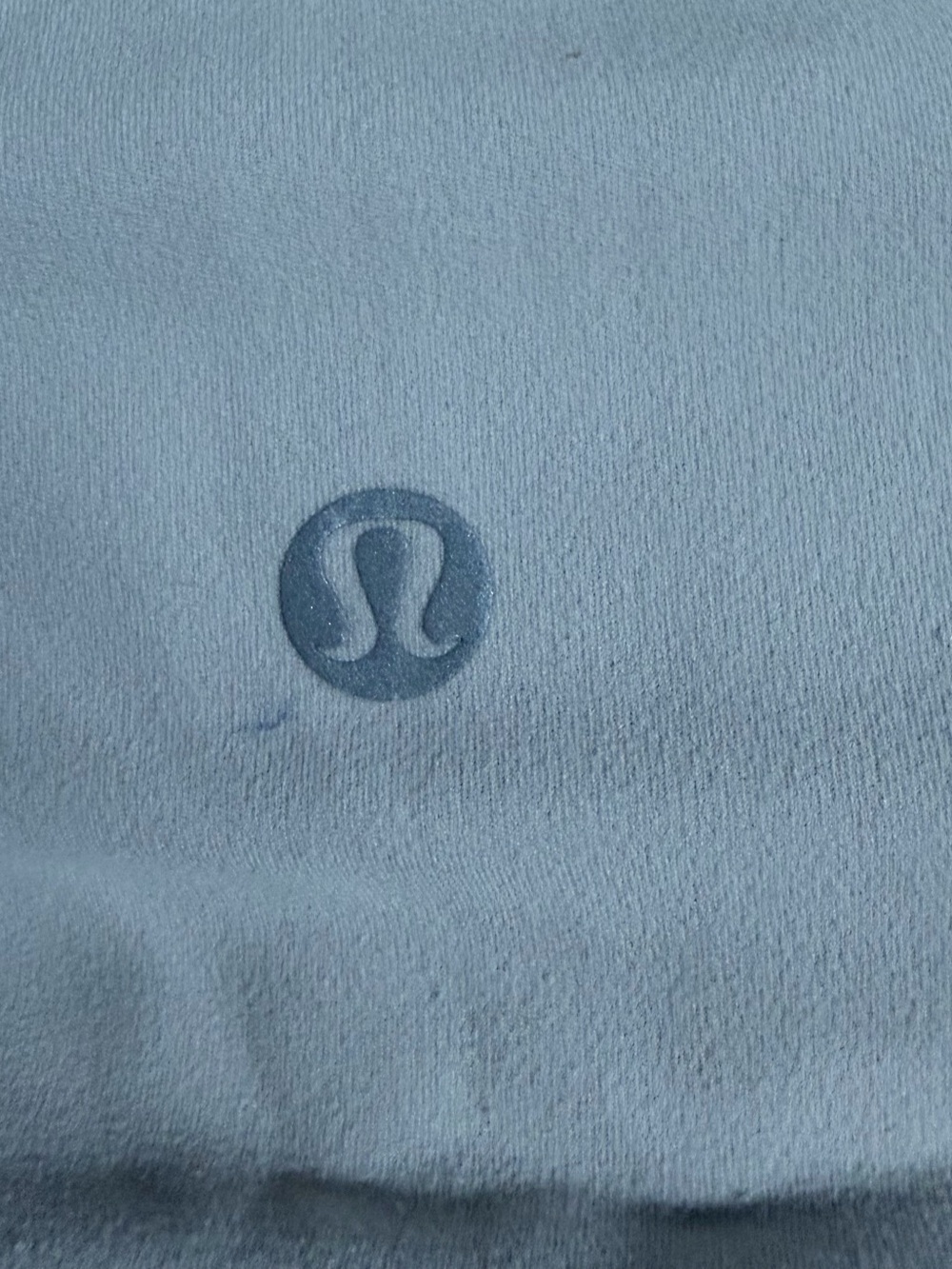 lululemon athletica Light Blue Leggings with Logo Detail